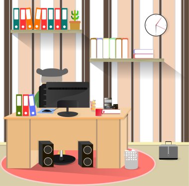 konulu çalışma bilgisayarı gösteren resim