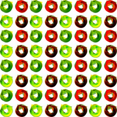 Desen renk daire okları