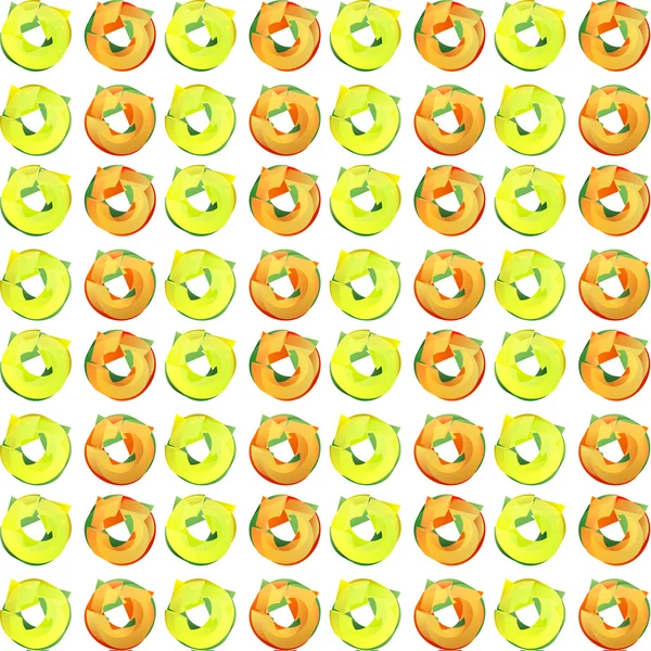 Modèle couleur cercle flèches — Image vectorielle