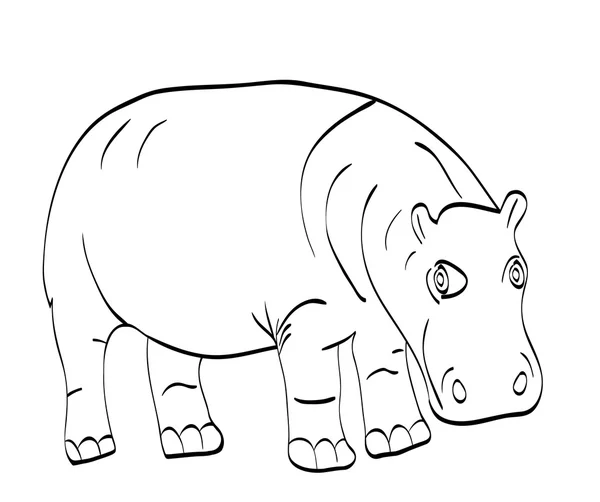 Hipopotamus — Wektor stockowy