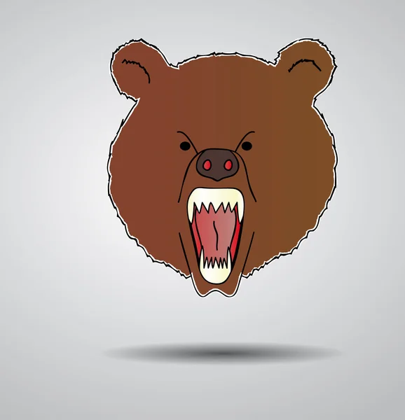 Brown bear — Stock Vector