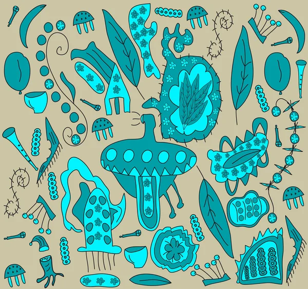 Vektör arka plan görüntüleri çeşitli nesnelerin ile