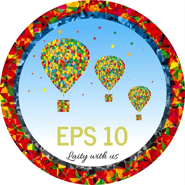 Hava yolculuğu. Vektör çizim