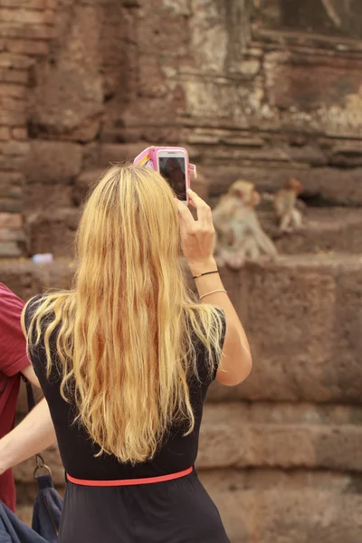 Turismo y Teléfono —  Fotos de Stock