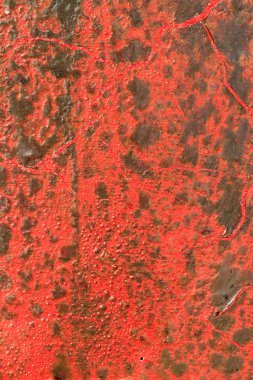 Eski kırmızı demir