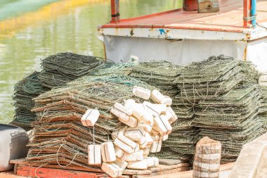  Deniz ürünleri ve katlanabilir tuzakları