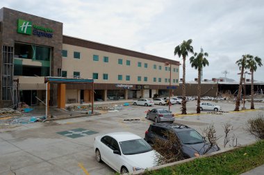 Kasırga odile otel tarafından zarar görmüş