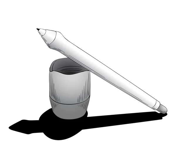 Penna för tablet med pekskärm — Stock vektor