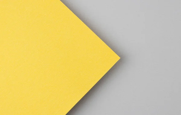 Papel amarelo brilhante fundo textura real. — Fotografia de Stock