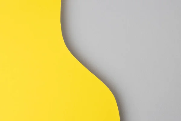 Jasně žlutý papír skutečné textury pozadí. — Stock fotografie