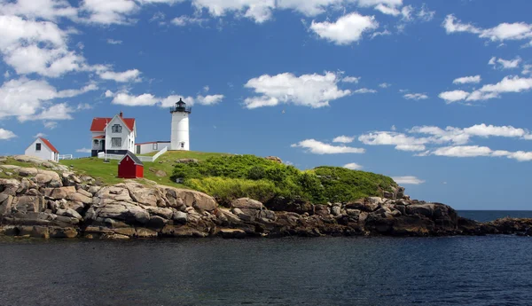 Cape Neddick Lighthouse. Stock Photo