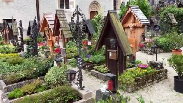 Старое кладбище Зальцбурга. — стоковое видео