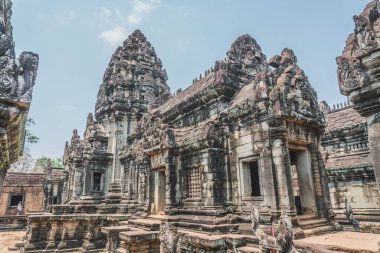 Antik Angkor Wat Panorama 'yı Mahvetti. Siem Reap, Kamboçya
