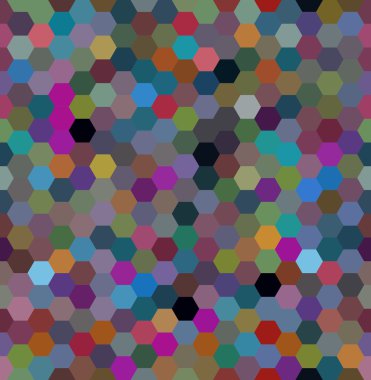 Abstract seamless background consisting of hexagons. Geometric design for business presentations or web template banner flyer. Vector illustration.