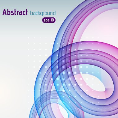 Soyut renkli dalga arkaplanı. Vektör illüstrasyonu