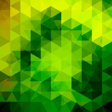 üçgen arka plan yaptı