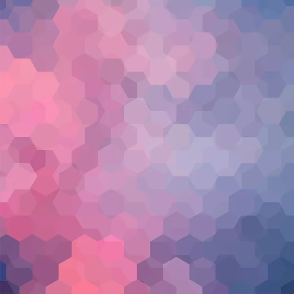 Abstraktní šestitečky vektorové pozadí. Barevný geometrický obrázek. Šablona pro kreativní design. Růžové, fialové barvy. — Stockový vektor