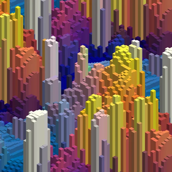 Cubi colorati astratti — Vettoriale Stock