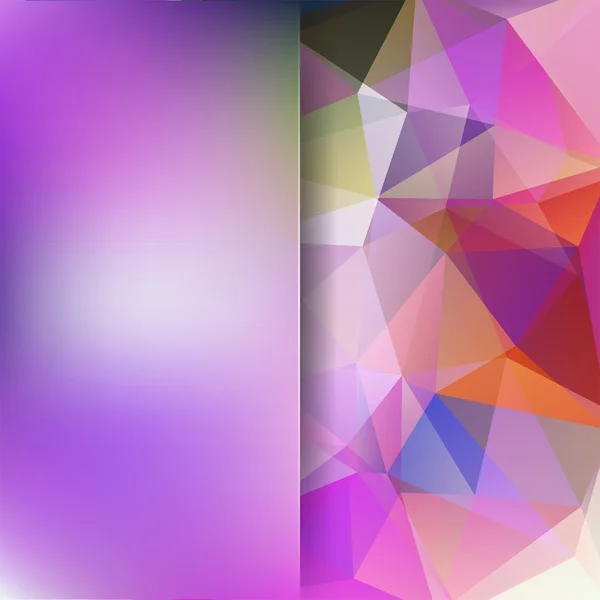 Polygon Dreiecke Hintergrund — Stockvektor