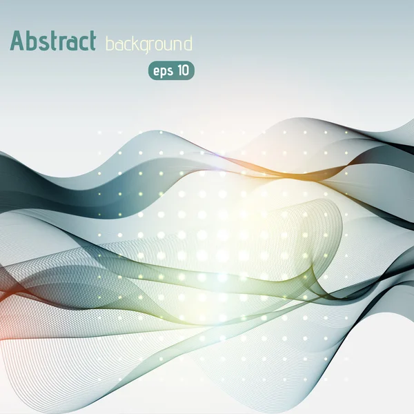 Abstract background with smooth lines — Stock Vector