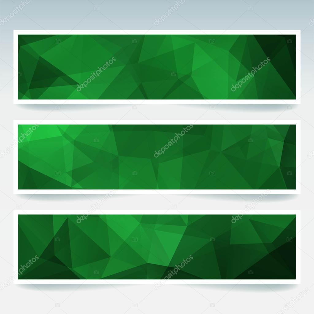 Horizontal banners set