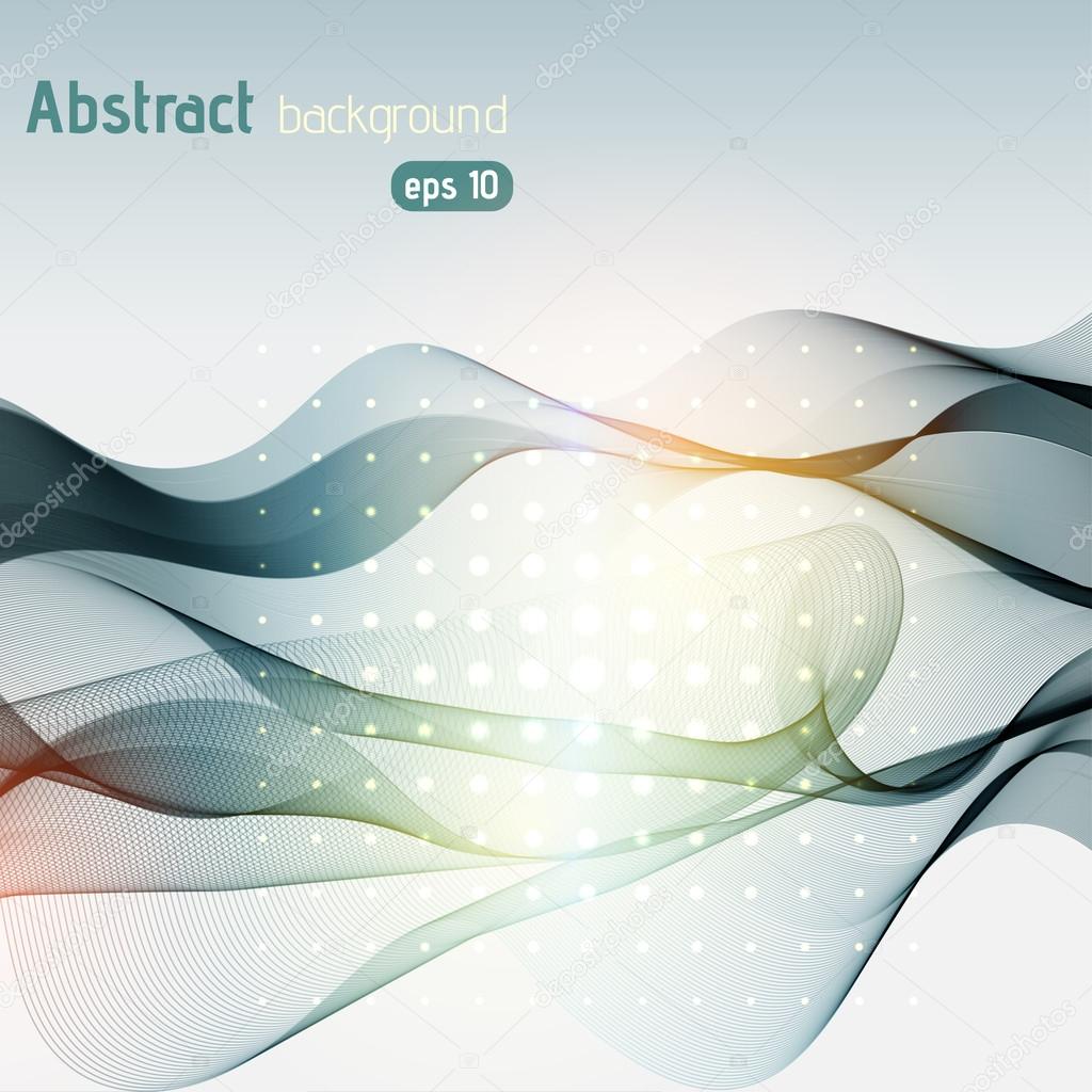 Abstract background with smooth lines