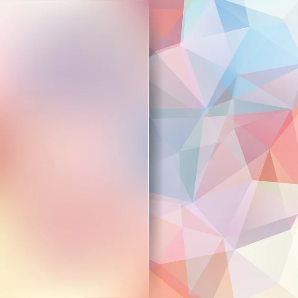 Abstrakter Hintergrund von Dreiecken — Stockvektor