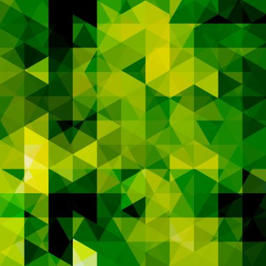 üçgen arka plan yaptı