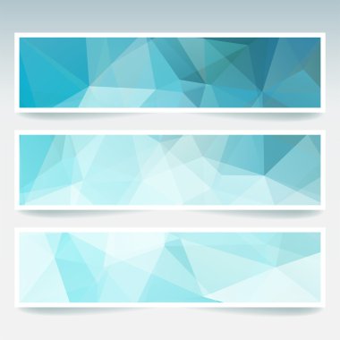 Pankart şablonları dizisi 