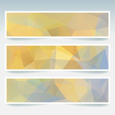 Pankart şablonları dizisi 