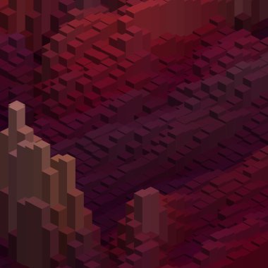 Küpler ile soyut arkaplan