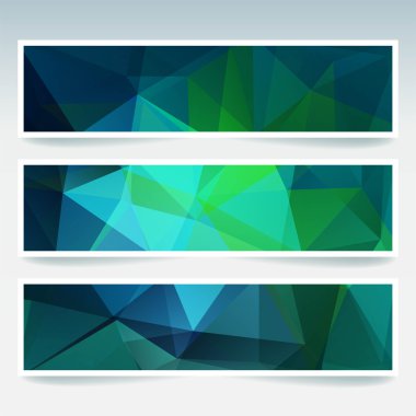 Pankart şablonları dizisi 