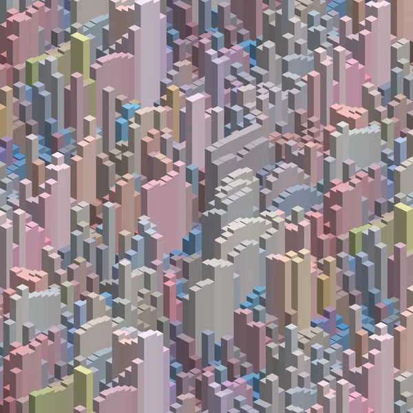 Abstrakt bakgrund med 3D kuber — Stock vektor