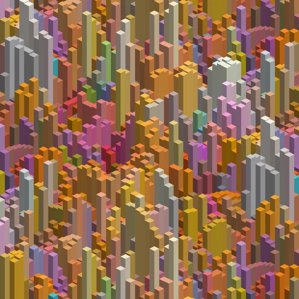 Soyut desendeki küpler