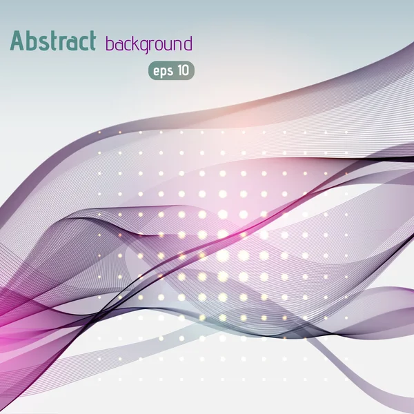 Abstract background with smooth lines — Stock Vector