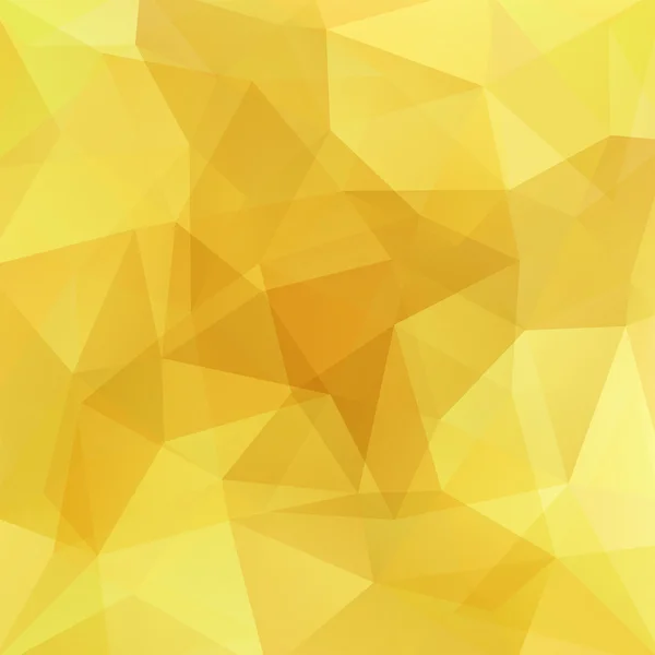 Style géométrique abstrait fond jaune. Golden business background Illustration vectorielle — Image vectorielle