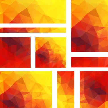  polygonal abstract triangles clipart