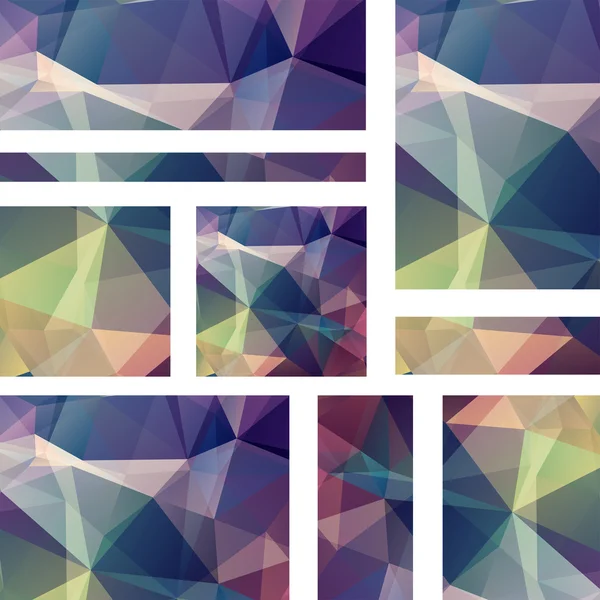Abstrakter moderner poligonaler Hintergrund — Stockvektor