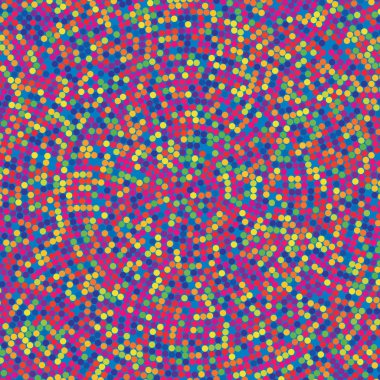 Küçük pembe daireler, vektör illüstrasyon oluşan basit arka plan. Renkli desen.