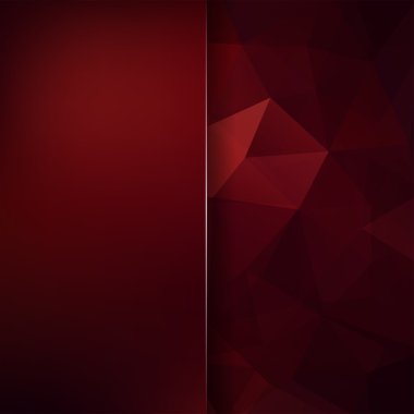 Soyut poligonal vektör arka plan. koyu kahverengi geometrik vektör çizim. Yaratıcı tasarım şablonu. Soyut vektör arka plan tasarım kullanmak için