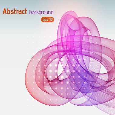 Renkli arka plan girdap dalgalar ile. Arka plan tasarım. EPS 10 vektör çizim. Pembe, mor renkler.