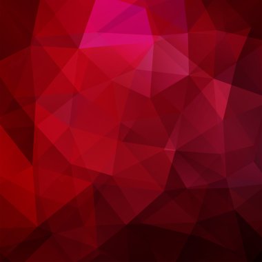 Background of geometric shapes. Mosaic pattern. Vector EPS 10. Vector illustration. Red color.