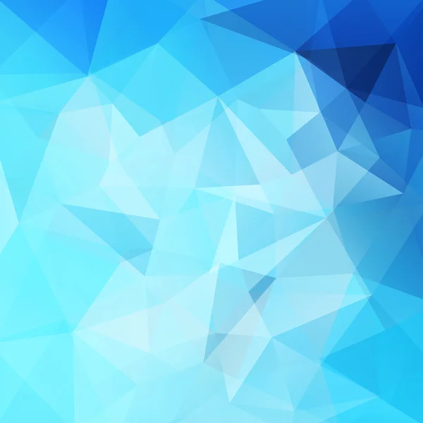 Abstrakter Mosaikhintergrund. Dreieck geometrischer Hintergrund. Designelemente. Vektorillustration. blaue Farbe. — Stockvektor