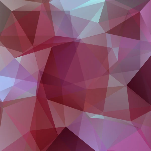 幾何学模様、ポリゴン三角形ベクトル背景(紫、青、茶色のトーン)。イラストパターン — ストックベクタ