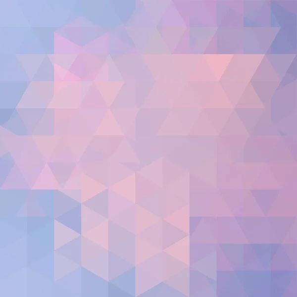 Sfondo astratto costituito da triangoli. Design geometrico per presentazioni aziendali o volantino banner modello web. Illustrazione vettoriale. Colori rosa, viola, blu . — Vettoriale Stock