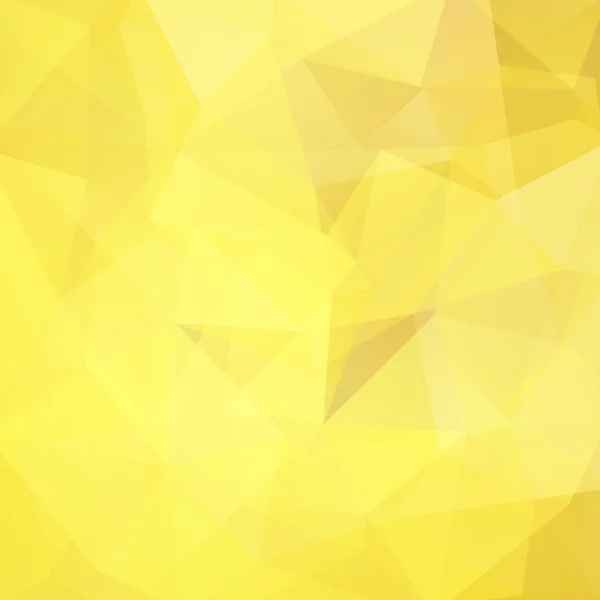 Abstrakter polygonaler Vektorhintergrund. Gelbe geometrische Vektordarstellung. Kreative Design-Vorlage. — Stockvektor