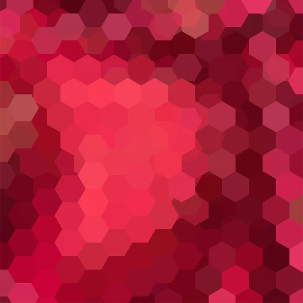 Fond vectoriel hexagones abstrait. Illustration vectorielle géométrique rouge. Modèle de conception créative . — Image vectorielle