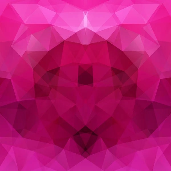 Fond vectoriel polygonal. Peut être utilisé dans la conception de couverture, conception de livre, fond de site Web. Illustration vectorielle. Couleur rose . — Image vectorielle