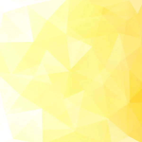 Hintergrund geometrischer Formen. Gelbes Mosaikmuster. Vektor eps 10. Vektor-Illustration. gelb, weiße Farben. — Stockvektor