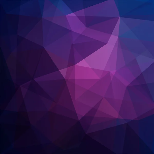 Soyut poligonal vektör arka plan. Koyu mor geometrik vektör çizim. Yaratıcı tasarım şablonu.